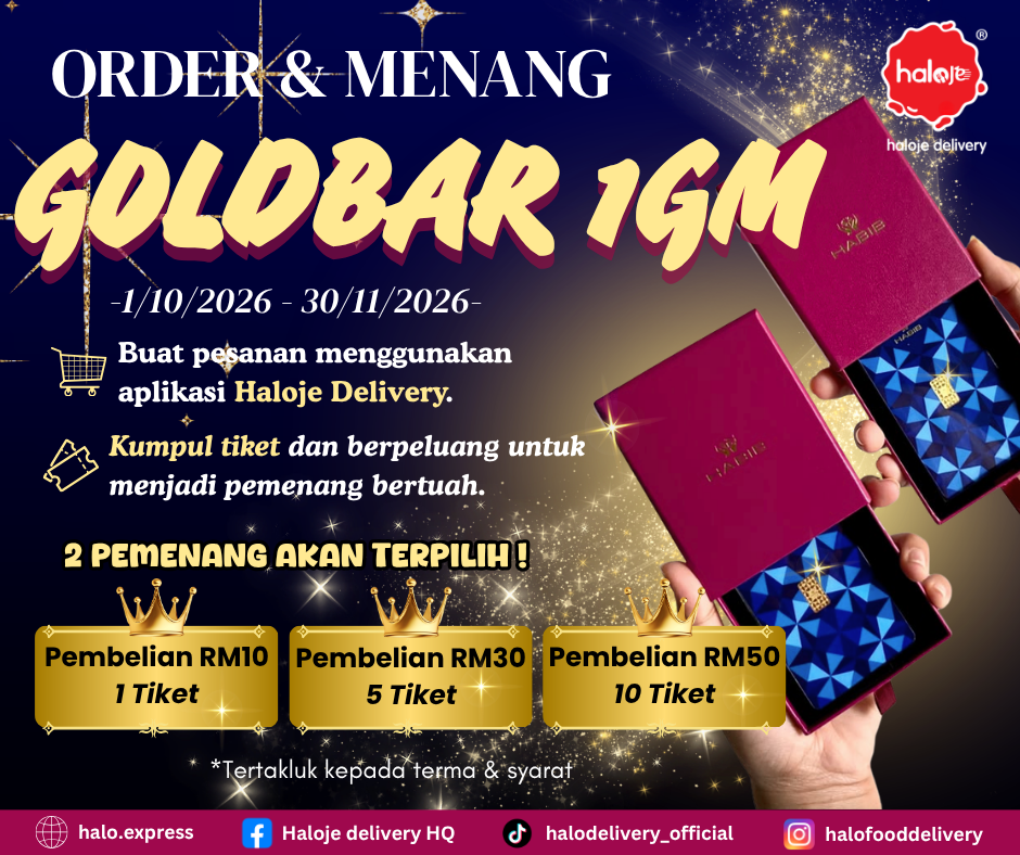 Order & Menang Goldbar 1GM, 1 Oktober hingga 30 November 2026